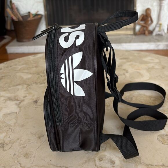 NWOT Adidas Originals Women's Santiago Mini Backpack Black & White 35L - Picture 7 of 12